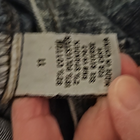 Klip blue jean acid washed 80's stretch bodycon RARE Vintage HTF sz 11 - Picture 7 of 9